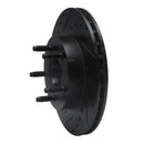 R1 83-92 Ford Ranger (USA/Canada) Front Left Drilled & Slotted Black Brake Rotor