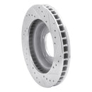 R1 67-70 Chevrolet BEL AIR Front Left Drilled & Slotted Silver Brake Rotor