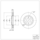 DFC 05-25 Nissan XTerra Front Brake Rotor