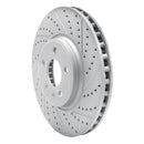 R1 08-12 Audi Q5 (USA/Canada) Front Right Drilled & Slotted Geo-Carbon Rotor