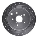 R1 15-21 Subaru WRX Front & Rear Drilled & Slotted Silver Brake Rotor Set