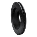 R1 02-05 Buick Rainier Front Right Drilled & Slotted Black Brake Rotor