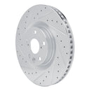 R1 13-20 Lexus RC350 Front & Rear Drilled & Slotted Silver Brake Rotor Set