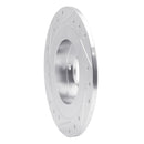 R1 90-03 Ford Escort Rear Drilled & Slotted Silver Brake Rotor Set