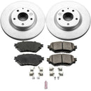 Power Stop 17-18 Mazda 3 Front & Rear Z17 Evolution Geomet Coated Brake Kit