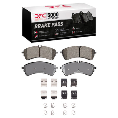DFC 20-25 Ford Transit-250 Rear 5000 Advanced Semi Metallic Brake Pads and Hardware Kit