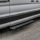 Westin Ford Transit Van 150/250/350 (Single 54in Pass Door) Grate Steps Running Boards - Tex. Blk