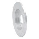 R1 01-19 Ford Fiesta Rear Drilled & Slotted Silver Brake Rotor Set