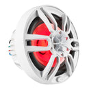 DS18 NXL Series Coaxial Marine Speaker w/ RGB Lights 6x9in 2-Way 125 Watts RMS 4 ohm White