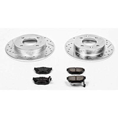 Power Stop 97-00 Hyundai Elantra Rear Z23 Evolution Sport Brake Kit w/Calipers