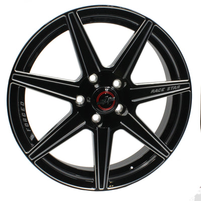 Race Star 72 ValStar 15x3.75 / 5x4.50BC / 1.75BS / 3.072in CB / Black w/Machined Accents Wheel