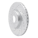 R1 05-25 Volkswagen Tiguan Front Drill & Slot Silver Rotors