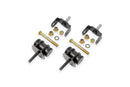 BMR 97-04 Chevrolet C5 Corvette (Inc. Z06) Delrin Motor Mount Kit - Black Hammertone