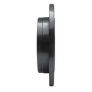 R1 98-05 Mercedes-Benz ML320 Rear Left Drilled & Slotted Black Brake Rotor