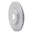 R1 07-10 Chevrolet Cobalt Front Left Drilled & Slotted Geo-Carbon Rotor