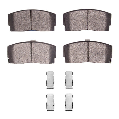 DFC 88-92 Daihatsu Charade Front 5000 Advanced Semi Metallic Brake Pads and Hardware Kit