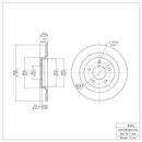DFC GeoSPEC Coated Rotors - Plain