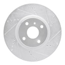 R1 2017 Mazda MX-5 Miata Club Silver Performance Drilled/Slotted Rotors w/ Ceramic Pads - F/R
