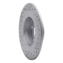 R1 13-16 Mini Cooper Paceman Rear Right Drilled & Slotted Geo-Carbon Rotor