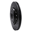 R1 16-22 Acura ILX Front Drilled & Slotted Black Brake Rotor Set