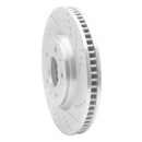 R1 03-08 Cadillac SEVILLE Front Right Drilled & Slotted Silver Brake Rotor