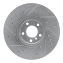R1 07-18 BMW X5 Front & Rear Drilled & Slotted Silver Brake Rotor Set