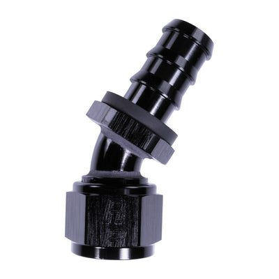 Russell 12AN Twist-Lok 30 Degree Hose End - Black