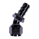 Russell 12AN Twist-Lok 30 Degree Hose End - Black