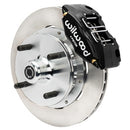 Wilwood 70-72 Porsche 914 Front Powerlite Brake Kit Plain Face - Black
