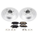 Power Stop 16-18 Hyundai Tucson Front & Rear Z17 Evolution Geomet Coated Brake Kit