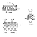 Peterson Fluid Systems R4 4-Stage Oil Pump - Right Side Mount - Rear Drive Drag