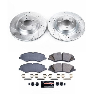 Power Stop 2010 Land Rover LR4 Front & Rear Z23 Evolution Sport Brake Kit