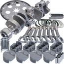 Eagle Chevy LT1350 1Pc 3.750in Crank 6.000in I-Beam 4.040in Pistons 168 Tooth FP Balanced Assembly