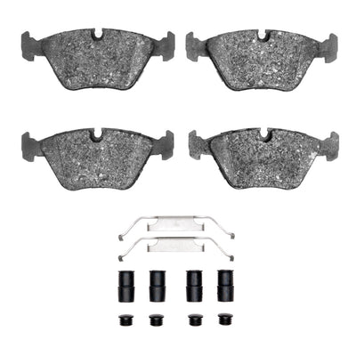 DFC 87-05 BMW 735i Front 5000 Advanced Low Metallic Brake Pads and Hardware Kit
