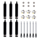QA1 24.30 Eye-B/Eye-B V-None Dry LD Piston Shock Large Aluminum Coilover 15.38 - 6 Pack