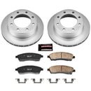 Power Stop 1999 Ford F-250 Super Duty Front & Rear Z17 Evolution Geomet Coated Brake Kit
