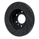R1 19-25 Freightliner Sprinter 2500 Front & Rear Drilled & Slotted Black Brake Rotor Set
