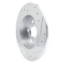 R1 19-25 Toyota Corolla Front & Rear Drilled & Slotted Silver Brake Rotor Set