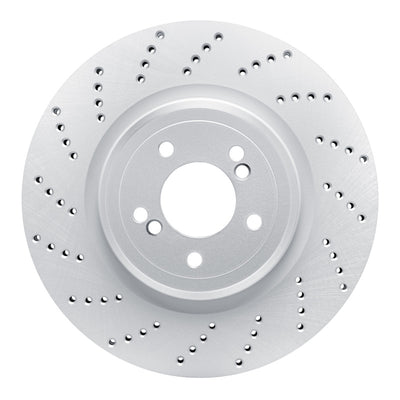 DFC 06-10 BMW M5 Left Rear Drilled GeoSPEC Coated Rotor