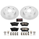 Power Stop 98-02 Honda Accord Front & Rear Z17 Evolution Geomet Coated Brake Kit