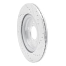 R1 05-10 Ford Mustang Front & Rear Drilled & Slotted Silver Brake Rotor Set
