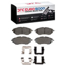 DFC 06-21 Subaru B9 Tribeca Front Drill/Slot Geoperformance Rotors Euro 5000 Ceramic Pads w/Hardware