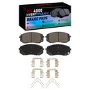 DFC 17-25 Hyundai Kona Front Geospec Rotors w/4000 HybriDynamic Brake Pads w/Hardware