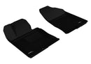 3D MAXpider 2011-2014 Hyundai Sonata/2015 Sonata Hybrid Kagu 1st & 2nd Row Floormats - Black