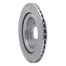 R1 13-17 Land Rover Range Rover Front & Rear Drilled & Slotted Silver Brake Rotor Set