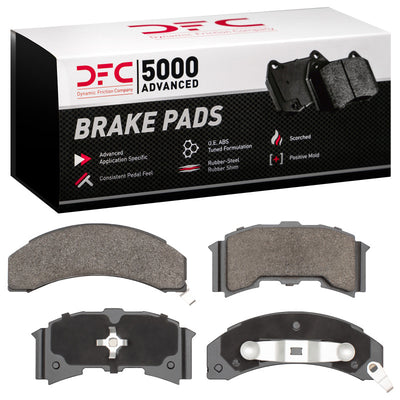 DFC 84-87 Pontiac Fiero Front 5000 Advanced Semi Metallic Brake Pads