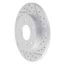 R1 04-16 Buick Lacrosse Rear Right Drilled & Slotted Geo-Carbon Rotor
