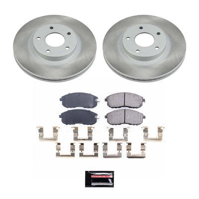 Power Stop 02-06 Nissan Altima Front and Rear Semi-Coated Rotor Kit