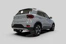 Rally Armor 20-26 Hyundai Venue Black Mud Flap Grey Logo
