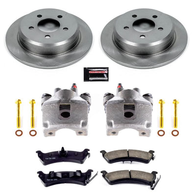 Power Stop 93-98 Jeep Grand Cherokee Front & Rear Autospecialty Brake Kit w/Calipers